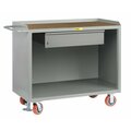 Little Giant Mobile Bench Cabinets, 36"W, Heavy-Duty Drawer, 1/4" Hardboard MH-2436-HDFL